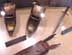 Metal stirrups, dagger & crossbow bolts & quiver of the era